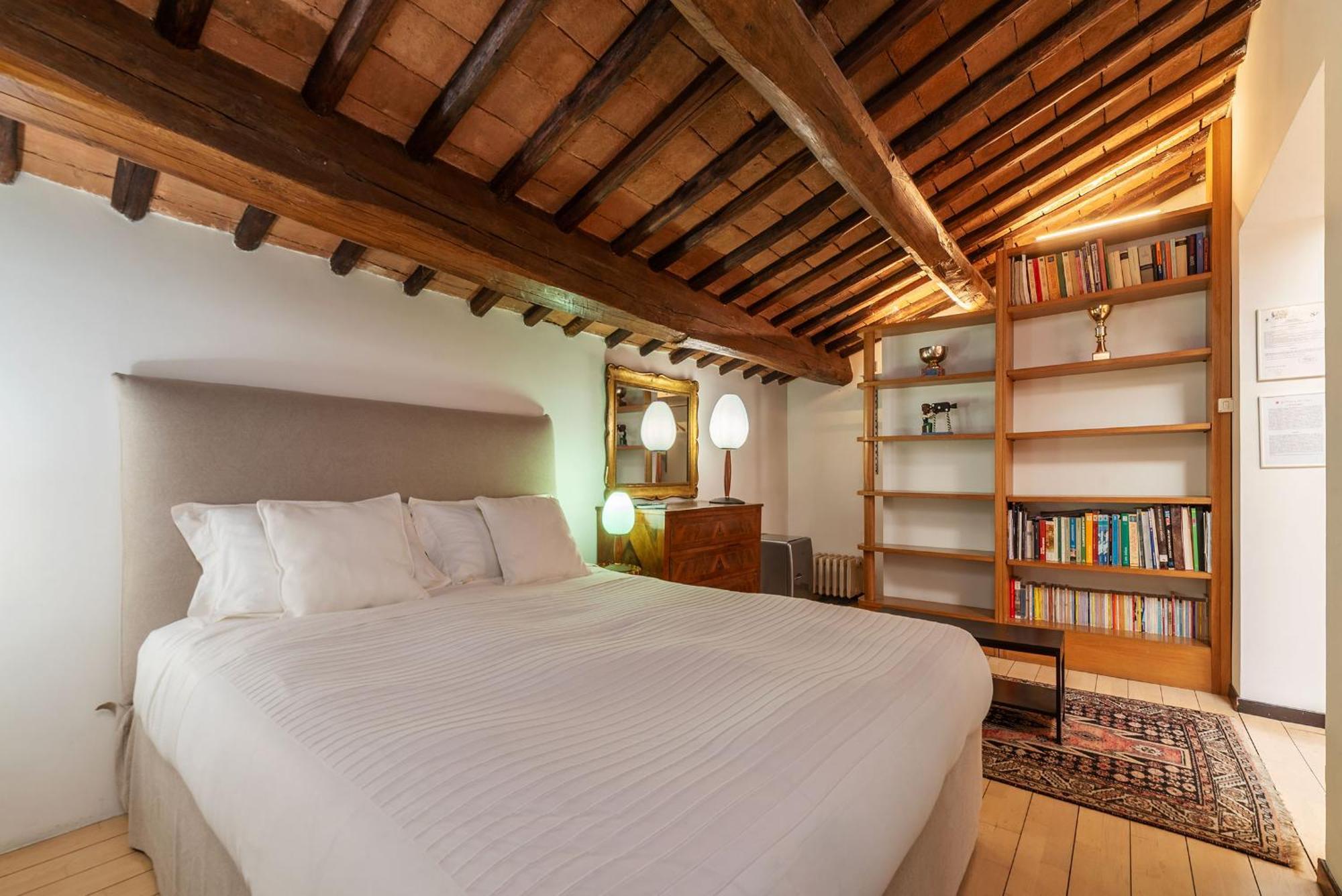 Quarto em Acomodações Particulares Orange With Bathroom And Shared Terrace Roma