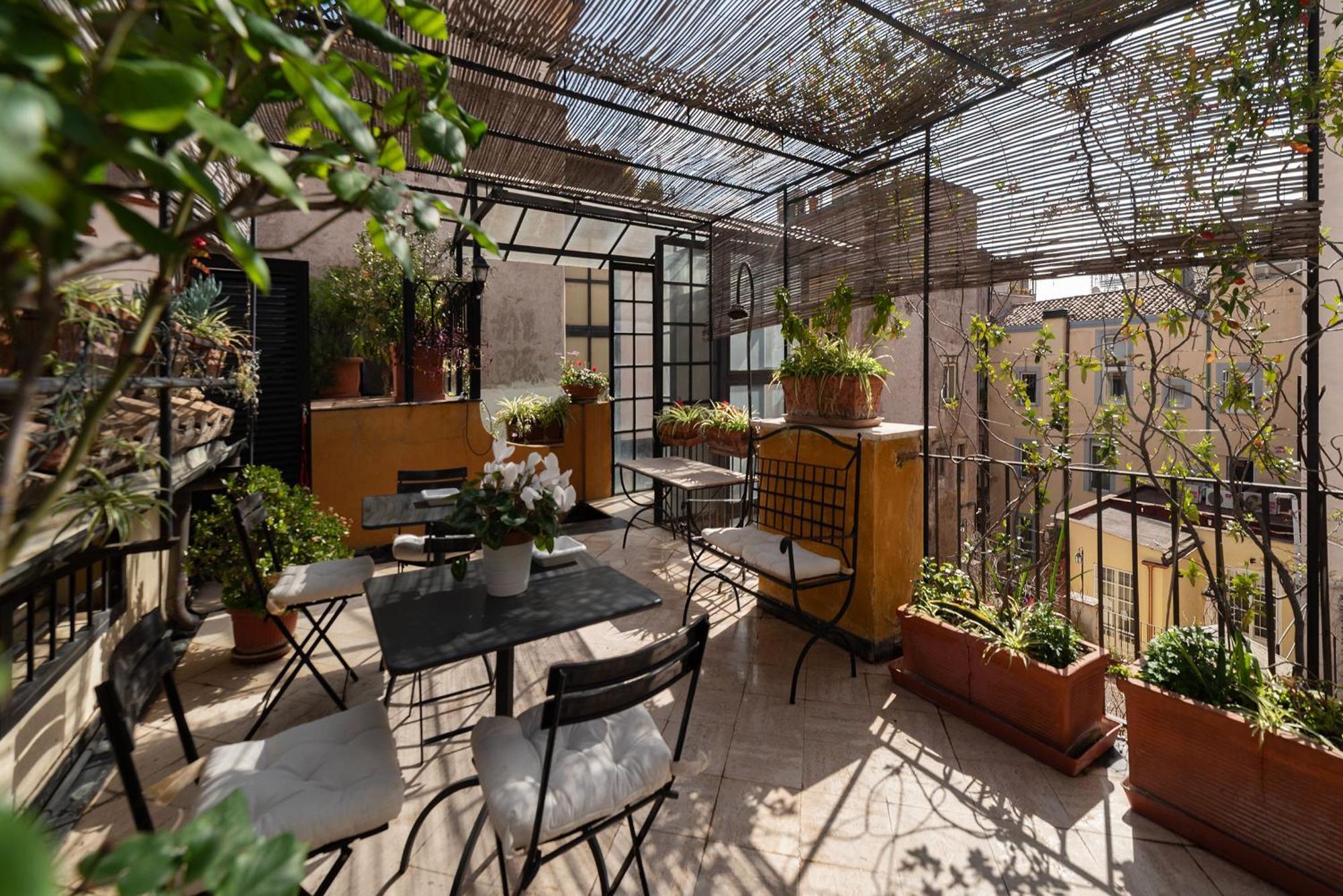 Quarto em Acomodações Particulares Orange With Bathroom And Shared Terrace